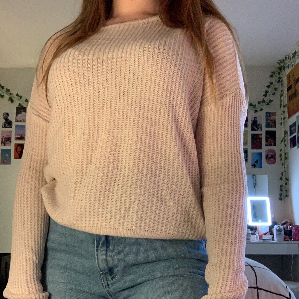 brandy baby pink sweater